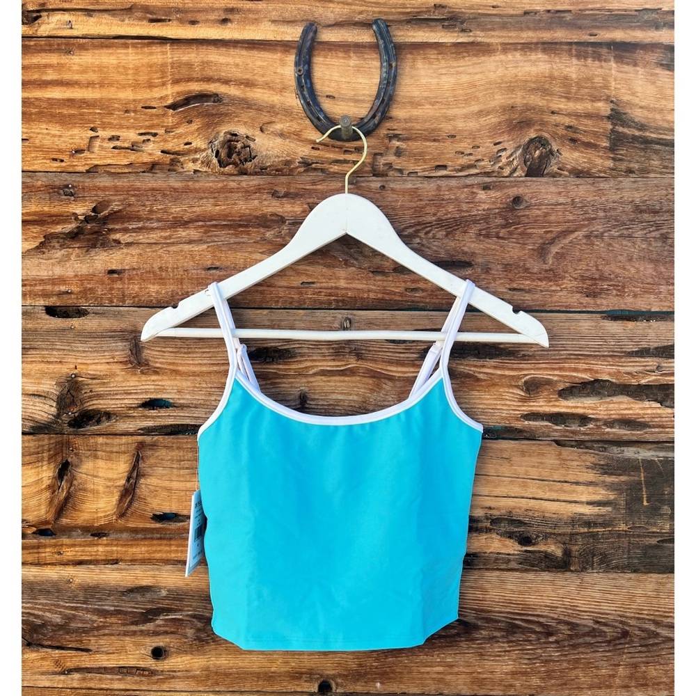 K-SWISS | NWT Venus Williams Tennis Cropped Eleven Teal Athletic Tank Top M